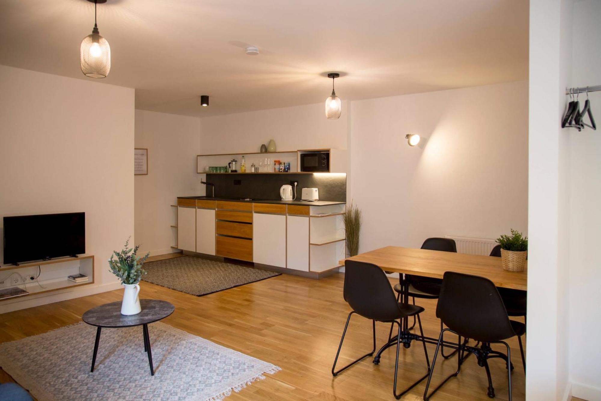 Madflats Hotel-Apartments S-Bahn Friedenau Berlin Rum bild